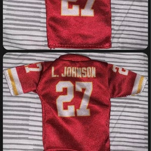 Official NFL Football Burger King Kansas City Chiefs Larry Johnson Mini  Jersey U