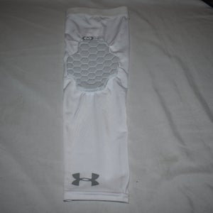 Under Armour Gameday Pro Hex Padded Arm / Elbow Sleeve, White, Large