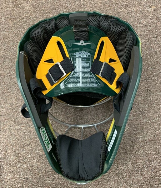 Mizuno Samurai Baseball Catchers Gear Set (Green Gold Adult)