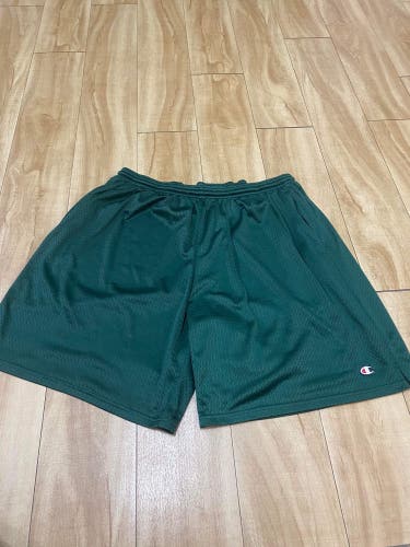 Champion Authentic Men’s 2XL Green Gym Shorts