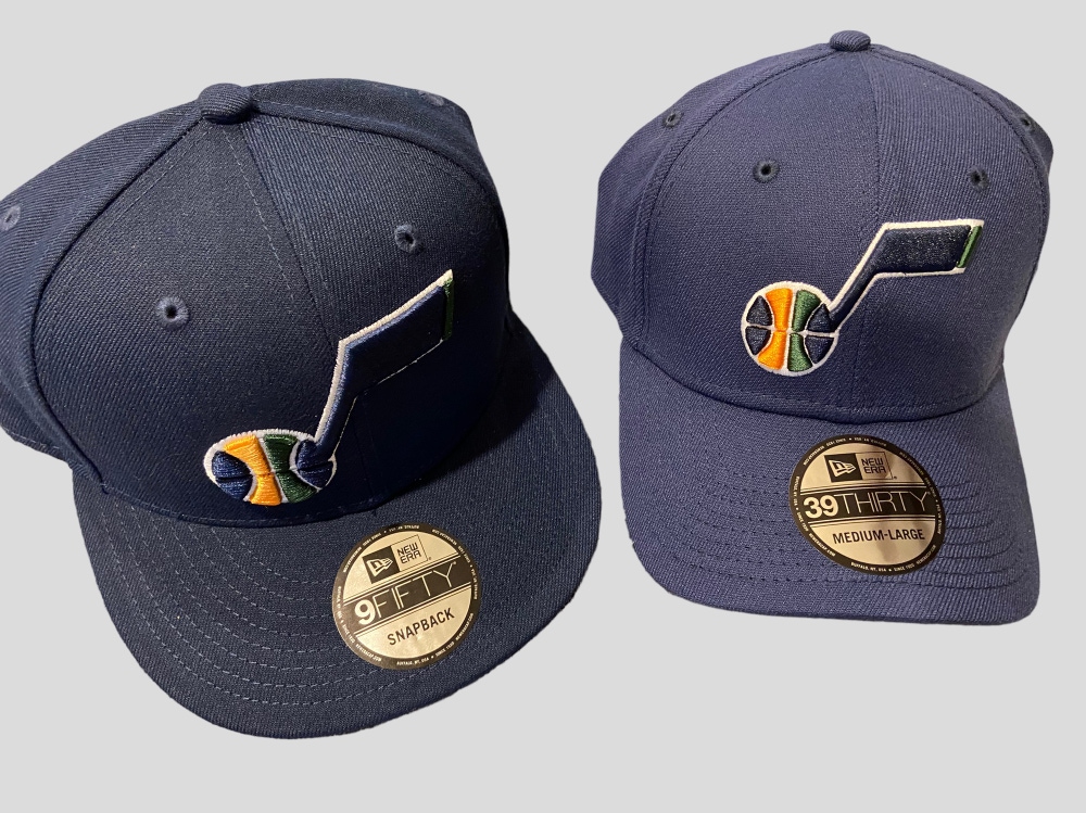 NBA Utah Jazz New Era TWO Hat Bundle * NEW * NWT