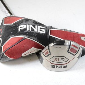 Ping 2009 G15 9* Driver Right Tour AD YSQ 65g Stiff Flex  # 147682