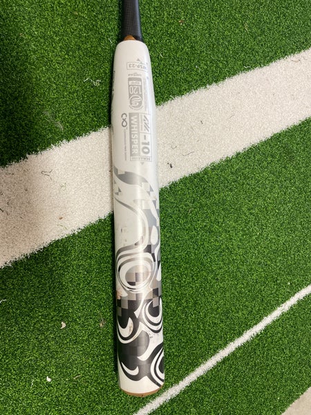 Used 2023 DeMarini Composite Whisper Bat (-10) 23 oz 33"