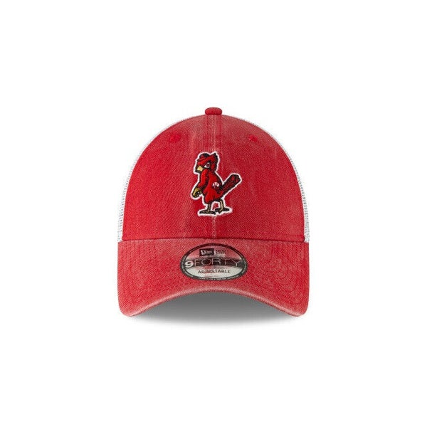 St. Louis Cardinals New Era Cooperstown Collection Trucker 9FORTY Snapback  Hat - Navy
