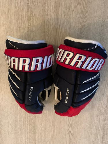 Warrior 13" Alpha Gloves Red/White/Black