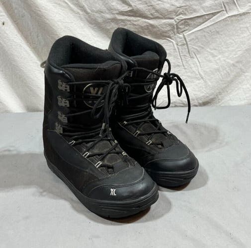 XL Brand Black All-Mountain Snowboard Boots US Men's Size 6 EXCELLENT