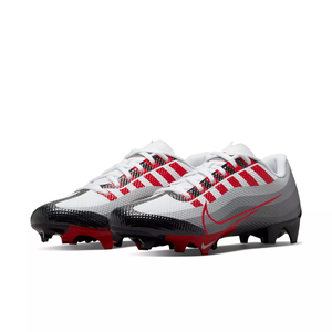 Nike Vapor Edge Speed 360 Black Red White Grey Men's Football Cleat Size 11