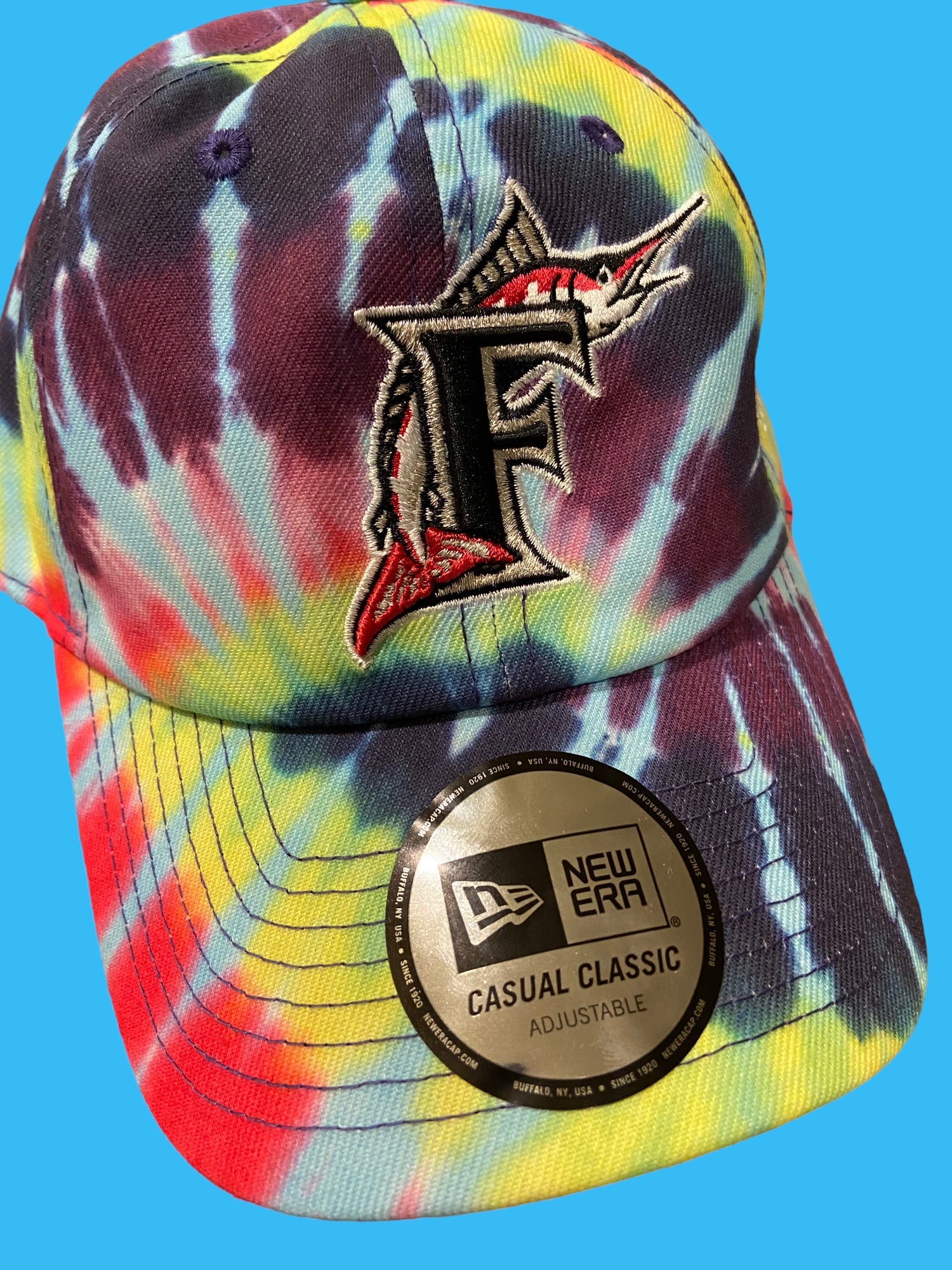 Atlanta Braves New Era MLB Casual Classics Tie Dye Adjustable