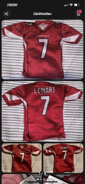 Official NFL Football Burger King Arizona Cardinals Matt Leinart Mini Jersey  Chn