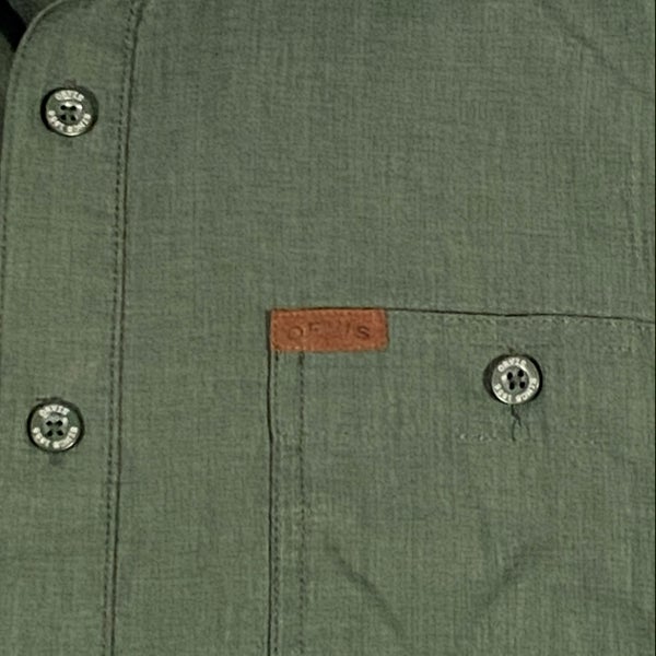 Orvis Men's Trout Landscape T-Shirt Military Green Size XL Orvis