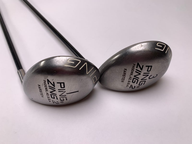 Ping Zing 2 Driver & 3 Fairway Wood Set Karsten Regular Graphite Mens RH