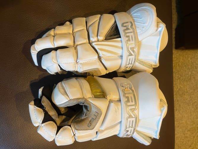 Used Player's Maverik 13" Max Lacrosse Gloves