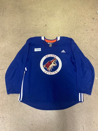 Arizona Coyotes Blue New Size 58 Adidas Jersey