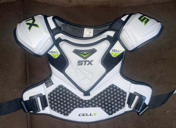New Extra Large STX Cell V Shoulder Pads