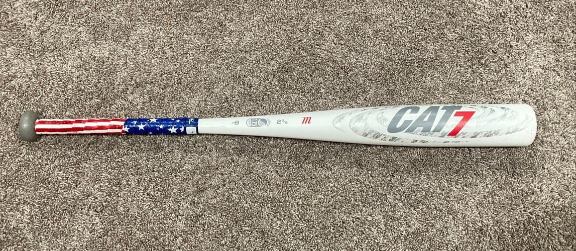 Used USSSA Certified Marucci Alloy CAT 7 Bat (-8) 22 oz 31"