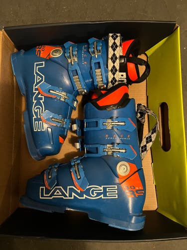 Lange Soft Flex RS 90 SC Ski Boots + Booster Strap - Used