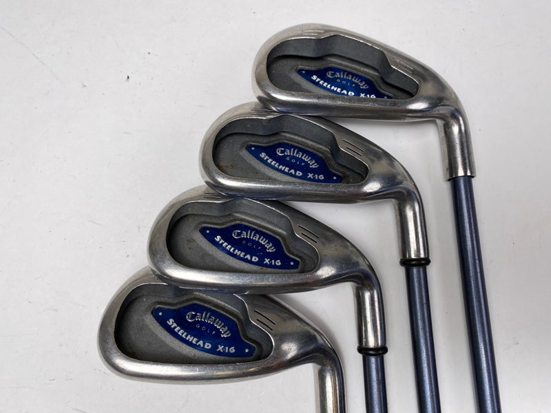Callaway X-16 Iron Set 6-9 System CW75 75g Regular Graphite Mens RH