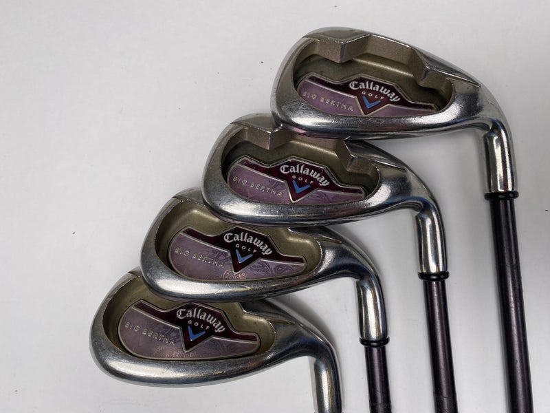 Callaway 2006 Big Bertha Iron Set 8-PW+SW 45g Ladies Graphite Womens RH