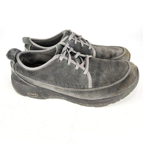 Chaco Everett Men's Size: 10 Gray Suede Low Top Lace-Up Hiking Sneakers Shoes