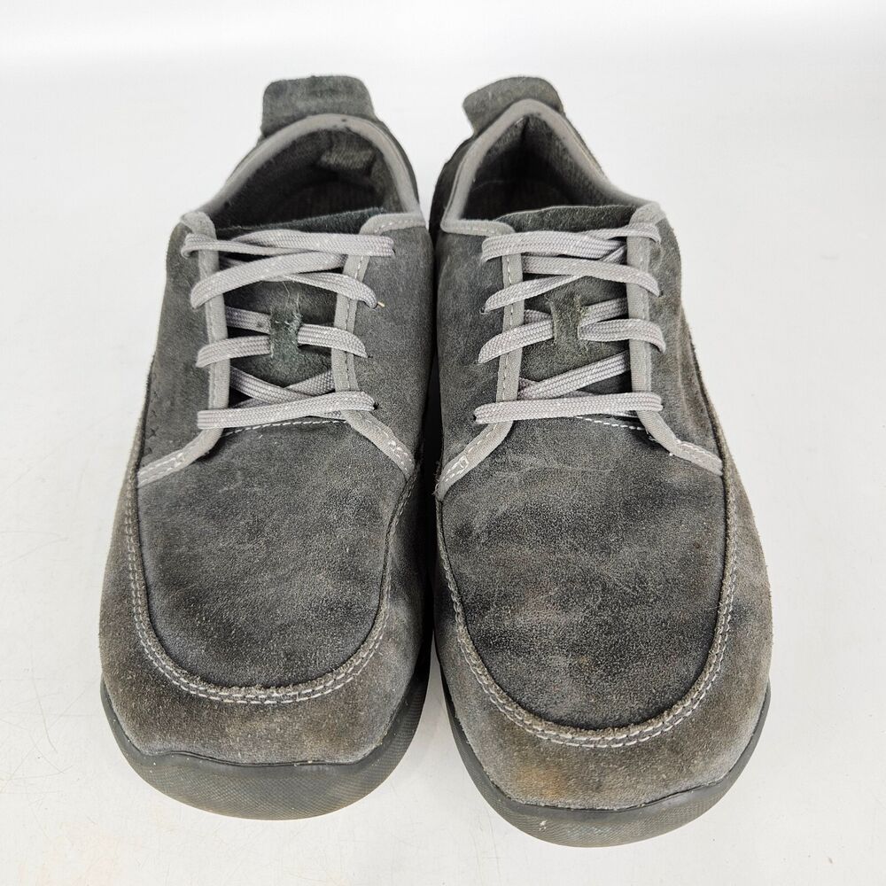 Chaco Everett Men s Size 10 Gray Suede Low Top Lace Up Hiking