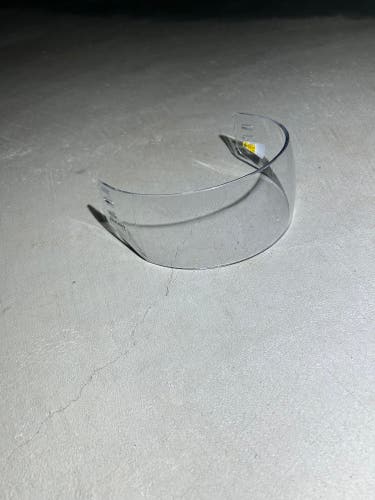 Used  Bauer Visor Pro Straight Visor Clear
