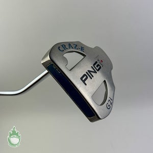 Used Right Handed Ping Red Dot G2i CRAZ-E 35" Mallet Putter Steel Golf Club