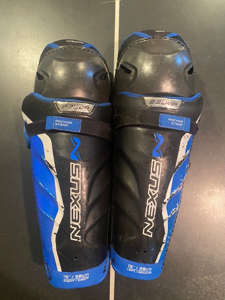 Used Bauer Nexus 2N Shin Pads SR 15