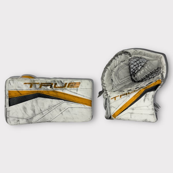 Pro Stock Wilkes-Barre/Scranton Penguins True L12.2 Full Right Glove Blocker Domingue