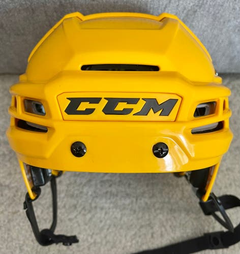 Yellow Medium CCM 910 Helmet - Like New