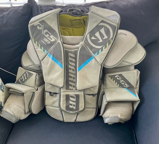 Used Small Warrior Ritual G5 Goalie Chest Protector