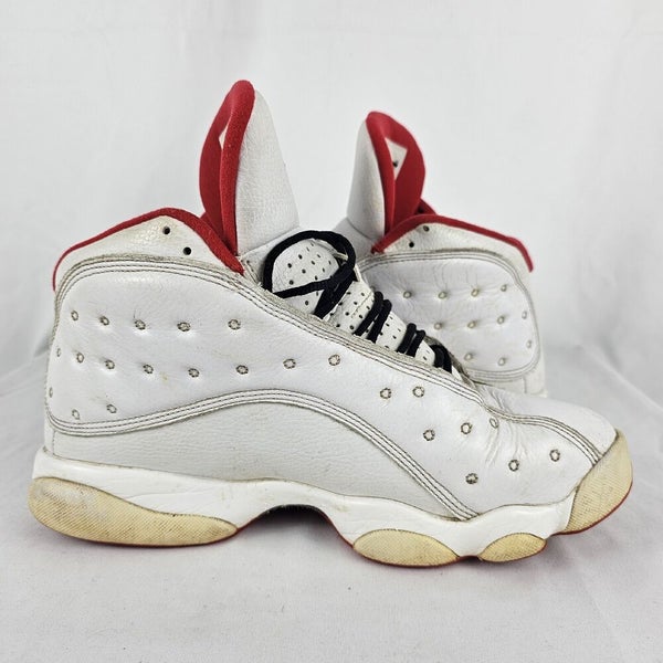 Men White Jordan Retro 13 Comfortable Shoes