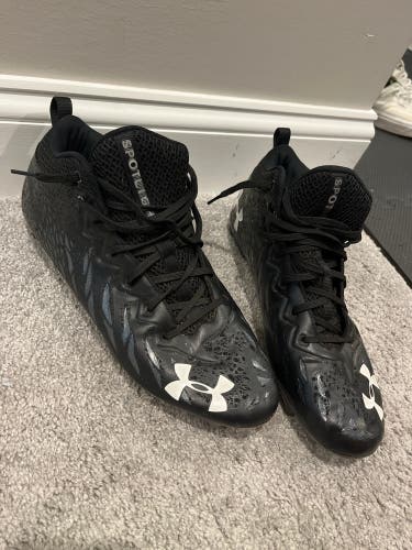 UA spotlight football cleats size 13 men’s