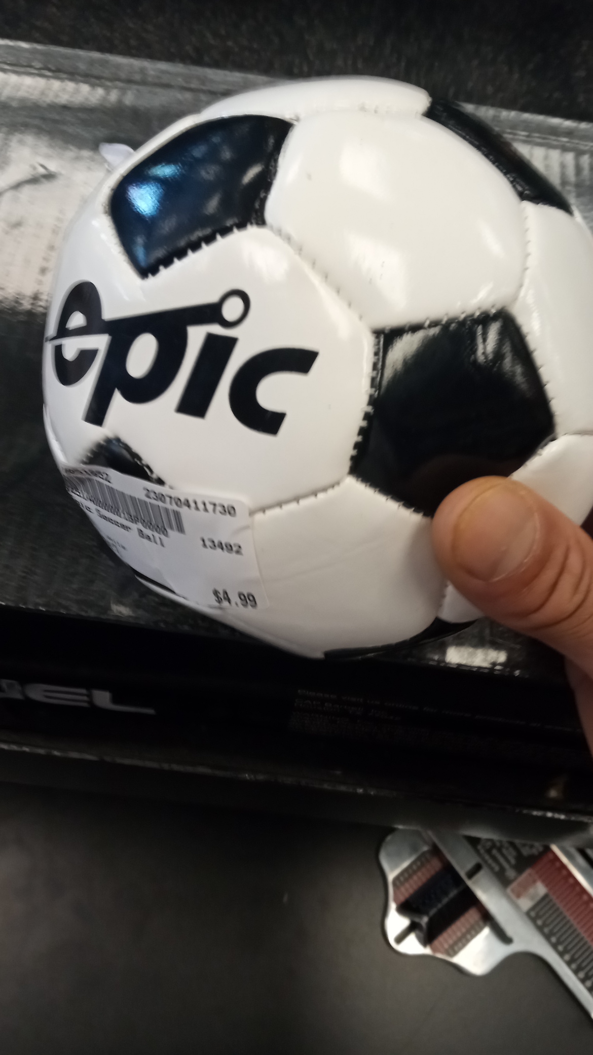 Used White Soccer Ball