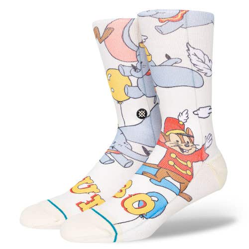 Stance X Disney Dumbo By Travis Millard Poly Crew Socks Men's 9-13