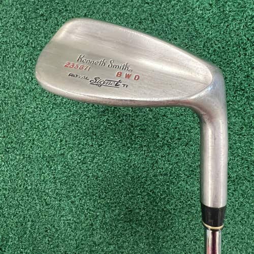 Vintage Kenneth Smith 233871 BWD Golf Lob Wedge 60° Men's Right Hand Steel Shaft
