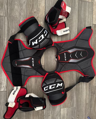 New Large CCM Shoulder Pads