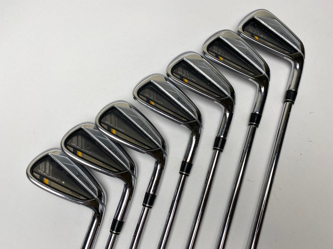 Taylormade P760 Iron Set 4PW+AW KBS Tour FLT 120g Stiff Steel Mens RH