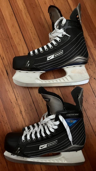 Senior Used Bauer Supreme 30 Hockey Skates Regular Width Size 10.5