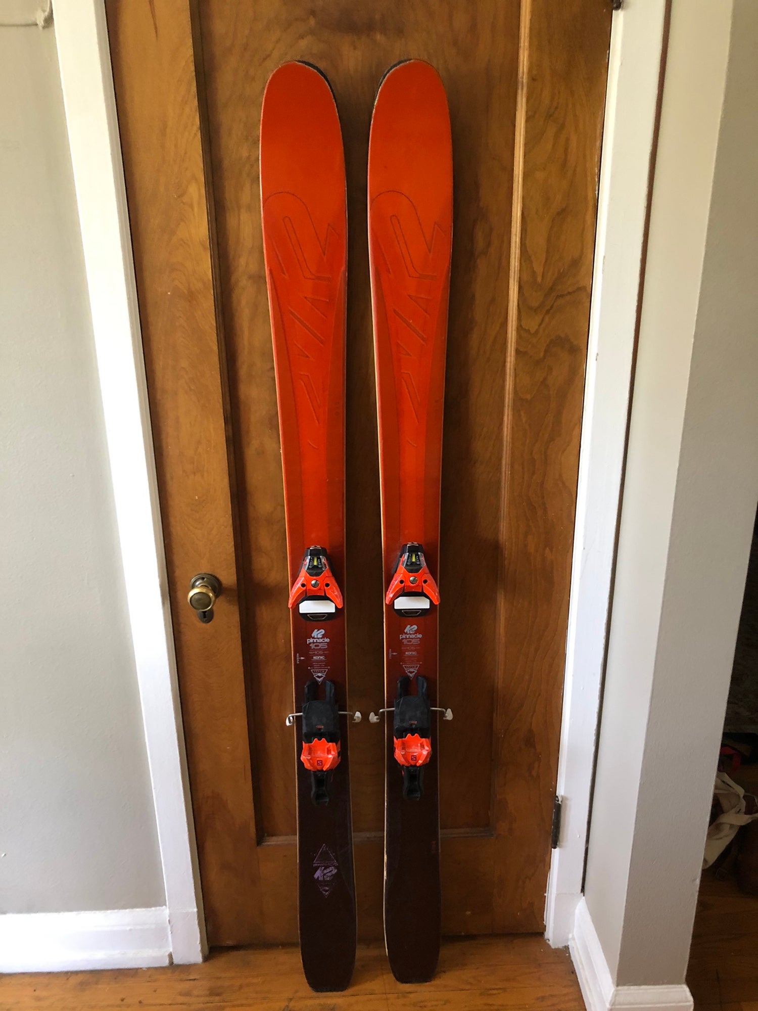 K2 Pinnacle 105 177cm with Salomon STH13 WTR Bindings