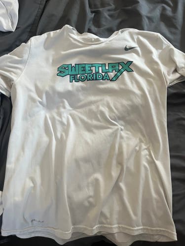 Lightly Used White Sweetlax Florida Shirt