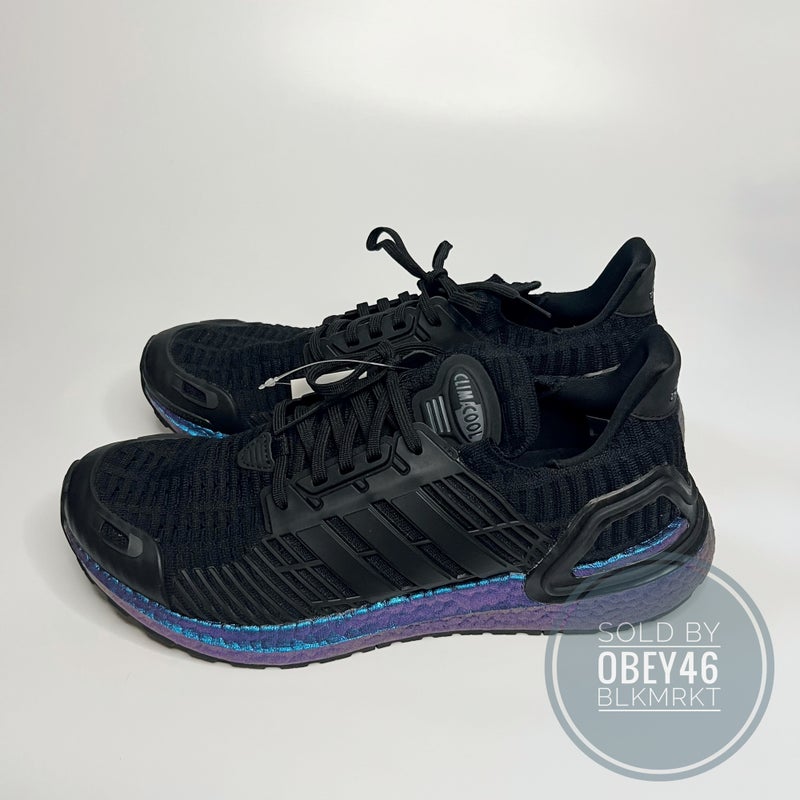 Adidas Mens Black Blue Clima Cool ULTRABOOST DNA