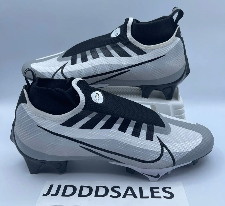Nike Air Jordan Vapor Edge Pro 360 Football Cleats White Chrome Size 10.5  PE RARE