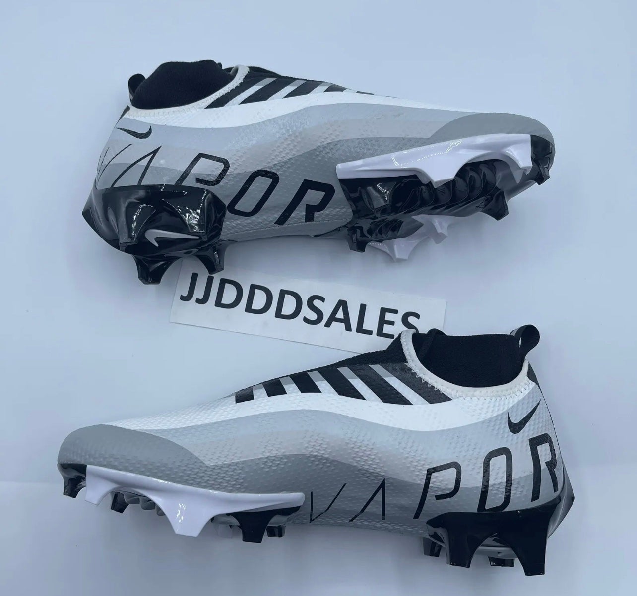 Nike Vapor Edge 360 Pro White Platinum Black Football Cleats DQ3670-100 Men 12.5 Nike Vapor Edge 360 Pro White Platinum Black Football Cleats  main image 3