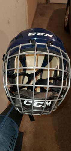 Used Small CCM Vector V08 Helmet Pro Stock