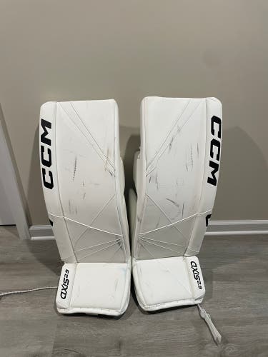 Used 33" CCM  Axis 2.9 Goalie Leg Pads