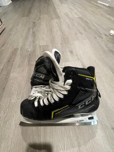 Used CCM Regular Width  Size 7.5 Super tacks 9370 Hockey Goalie Skates
