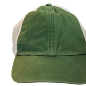 New Nike Bauer Blank Unstructured Trucker Mesh back Dark Green Vintage Hockey Cap Hat