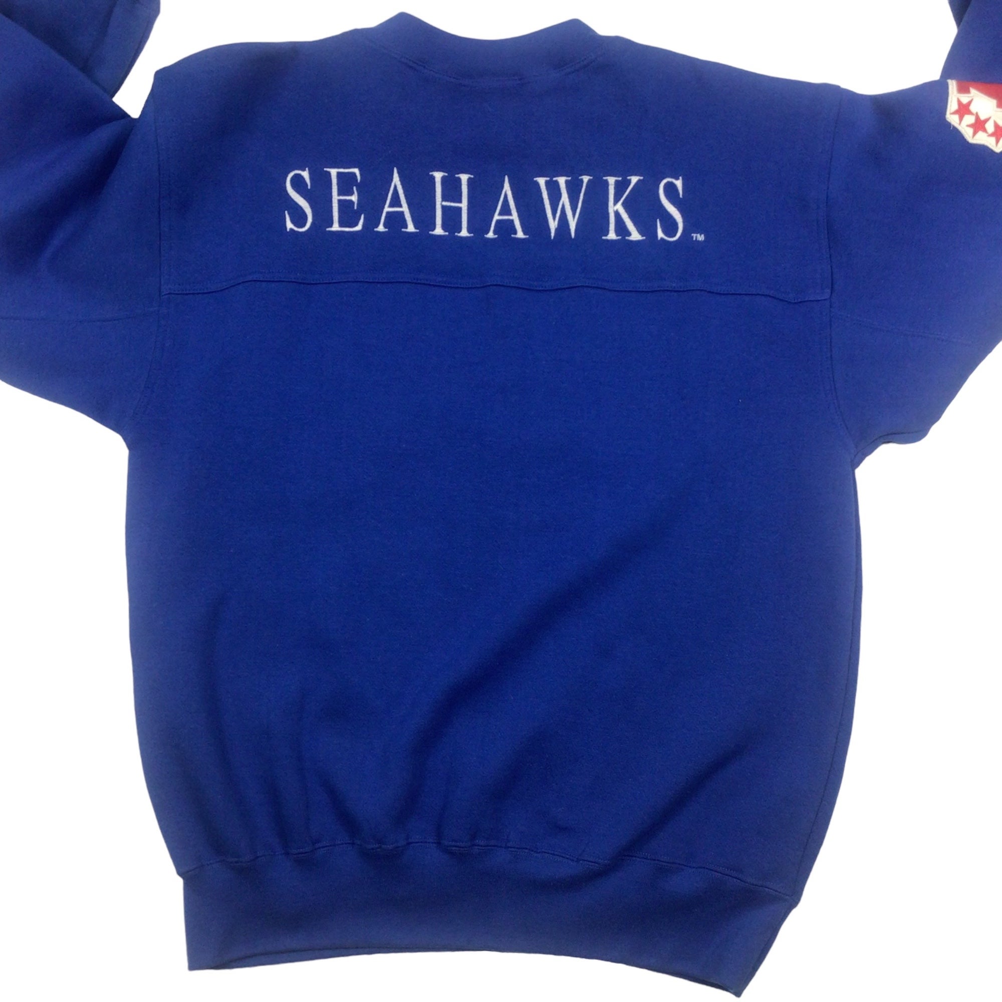 Vintage NFL (Legends) - Seattle Seahawks Embroidered Crew Neck Sweatshirt 1990s Large