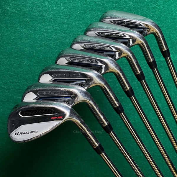 Cobra King F8 5-PW+GW Iron Set Steel True Temper XP90 Regular Flex