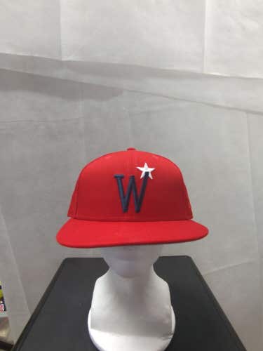 1974 Washington Stars Prototype New Era 59fifty 7 Hat Club MLB Red